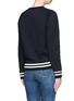 Back View - Click To Enlarge - RAG & BONE - 'Classic Varsity' side split sweatshirt