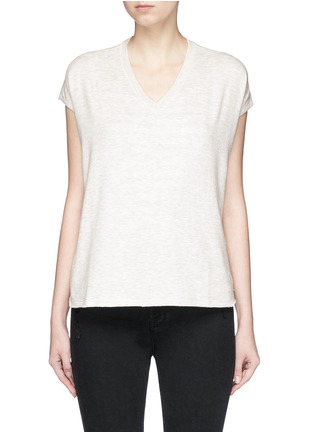 Main View - Click To Enlarge - RAG & BONE - 'Cozy Vee' stretch jersey T-shirt