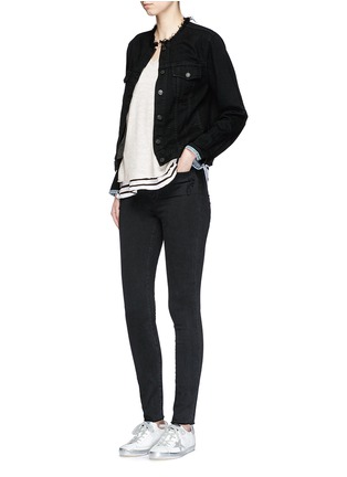 Figure View - Click To Enlarge - RAG & BONE - 'Cozy Vee' stretch jersey T-shirt