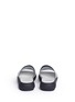 Back View - Click To Enlarge - ATELJÉ 71 - 'Cajsa' leather platform slide sandals