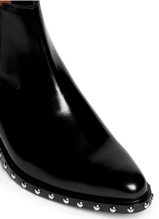 Detail View - Click To Enlarge - GIVENCHY - Stud leather Chelsea boots