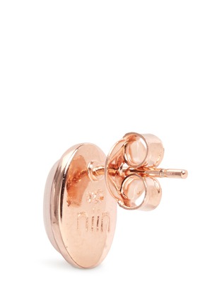 Detail View - Click To Enlarge - NIIN - 'Ajei' rose quartz stud earrings