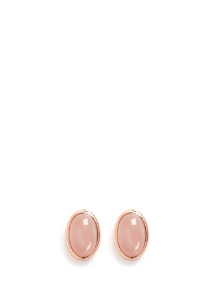 Main View - Click To Enlarge - NIIN - 'Ajei' rose quartz stud earrings