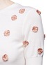 Detail View - Click To Enlarge - ALICE & OLIVIA - 'Judy' floral embroidery wool sweater