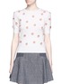 Main View - Click To Enlarge - ALICE & OLIVIA - 'Judy' floral embroidery wool sweater
