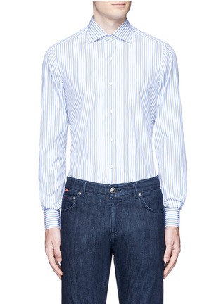 Main View - Click To Enlarge - ISAIA - 'Milano' stripe cotton shirt