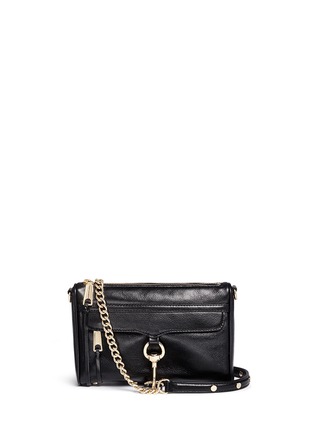 Main View - Click To Enlarge - REBECCA MINKOFF - 'M.A.C.' mini leather crossbody bag