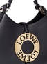  - LOEWE - Joyce' small logo plate round leather shoulder bag