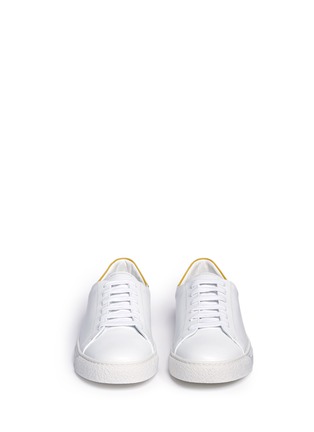 Front View - Click To Enlarge - ANYA HINDMARCH - 'Wink' embossed leather sneakers