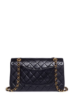 Detail View - Click To Enlarge - VINTAGE CHANEL - Quilted lambskin leather 10" 2.55 bag