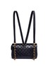 Detail View - Click To Enlarge - VINTAGE CHANEL - Quilted lambskin leather 2.55 backpack