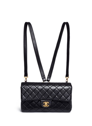 Main View - Click To Enlarge - VINTAGE CHANEL - Quilted lambskin leather 2.55 backpack