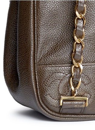  - VINTAGE CHANEL - Medium caviar leather backpack