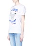 Front View - Click To Enlarge - ÊTRE CÉCILE - Slogan French bulldog print T-shirt