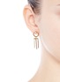 Figure View - Click To Enlarge - EDDIE BORGO - 'Sibyl Day Drop' cubic zirconia moon earrings