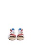 Figure View - Click To Enlarge - STELLA MCCARTNEY - 'Raspberry' colourblock metallic glitter kids sandals