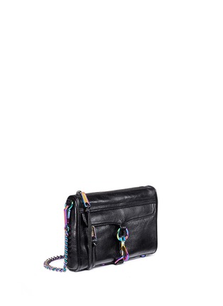Front View - Click To Enlarge - REBECCA MINKOFF - 'M.A.C.' mini leather crossbody bag