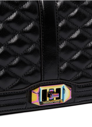 Detail View - Click To Enlarge - REBECCA MINKOFF - 'Love' quilted leather crossbody bag