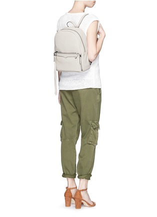 Figure View - Click To Enlarge - REBECCA MINKOFF - 'Lola' pebbled leather backpack