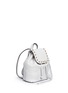 Front View - Click To Enlarge - REBECCA MINKOFF - Micro stud flap leather backpack