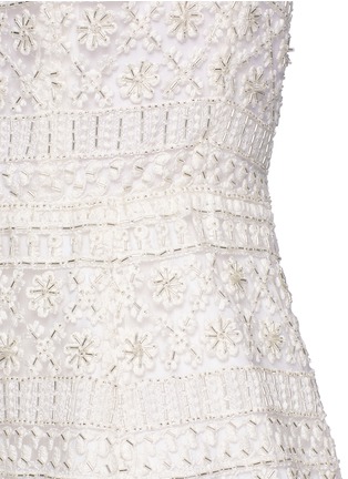 Detail View - Click To Enlarge - ALICE & OLIVIA - 'Reba' beaded embroidery flare dress