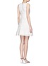 Back View - Click To Enlarge - ALICE & OLIVIA - 'Reba' beaded embroidery flare dress