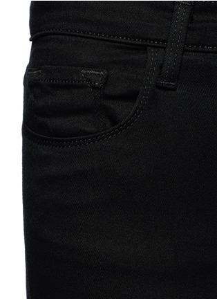 Detail View - Click To Enlarge - J BRAND - 'Maria' exposed button flared pants