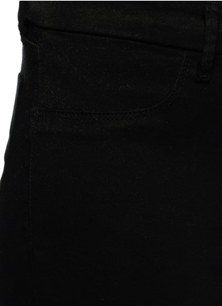Detail View - Click To Enlarge - J BRAND - 'Anja' luxe sateen cropped pants