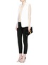 Figure View - Click To Enlarge - J BRAND - 'Anja' luxe sateen cropped pants