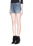 Front View - Click To Enlarge - J BRAND - 'Gracie' high rise roll cuff denim shorts
