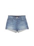 Main View - Click To Enlarge - J BRAND - 'Gracie' high rise roll cuff denim shorts