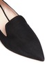Detail View - Click To Enlarge - NICHOLAS KIRKWOOD - 'Casati' faux pearl heel suede skimmer loafers