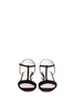 Front View - Click To Enlarge - NICHOLAS KIRKWOOD - 'Casati' pearl heel T-strap suede sandals