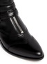 Detail View - Click To Enlarge - TABITHA SIMMONS - 'Early' buckle zip leather ankle boots