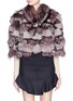 Main View - Click To Enlarge - HOCKLEY - 'Joan' patchwork fox fur cropped jacket