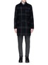 Main View - Click To Enlarge - WHITE MOUNTAINEERING - Glen plaid wool blend coat