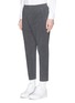 Front View - Click To Enlarge - WHITE MOUNTAINEERING - Drawstring waist cotton blend pants
