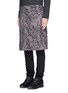 Front View - Click To Enlarge - WHITE MOUNTAINEERING - Camouflage print quilted skirt