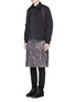 Figure View - Click To Enlarge - WHITE MOUNTAINEERING - Camouflage print quilted skirt