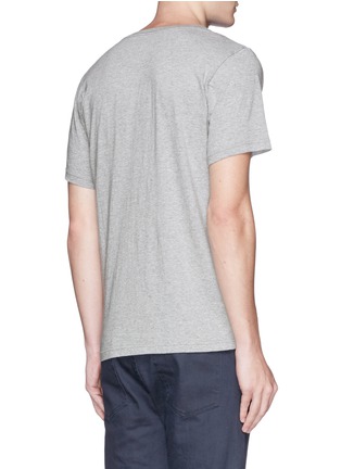 Back View - Click To Enlarge - WHITE MOUNTAINEERING - Logo print cotton jersey T-shirt