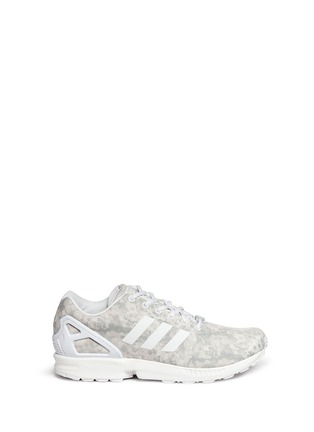 Main View - Click To Enlarge - WHITE MOUNTAINEERING - 'ZX Flux' snow camouflage sneakers