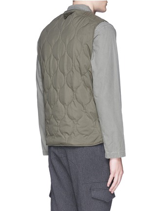 Back View - Click To Enlarge - WHITE MOUNTAINEERING - PrimaLoft® quilted vest
