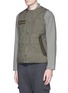 Front View - Click To Enlarge - WHITE MOUNTAINEERING - PrimaLoft® quilted vest