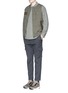 Figure View - Click To Enlarge - WHITE MOUNTAINEERING - Cotton ripstop shirt