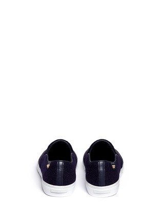 Back View - Click To Enlarge - TORY BURCH - 'Stardust' wool skate slip-ons