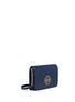 Front View - Click To Enlarge - TORY BURCH - 'Britten' pebbled leather crossbody bag