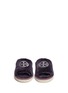Figure View - Click To Enlarge - TORY BURCH - Logo patch shearling slippers