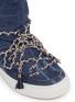 Detail View - Click To Enlarge - INUIKII - 'Nanook' chain denim sneaker boots