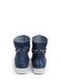 Back View - Click To Enlarge - INUIKII - 'Nanook' chain denim sneaker boots