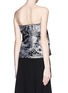 Back View - Click To Enlarge - THAKOON - Abstract print silk jacquard top